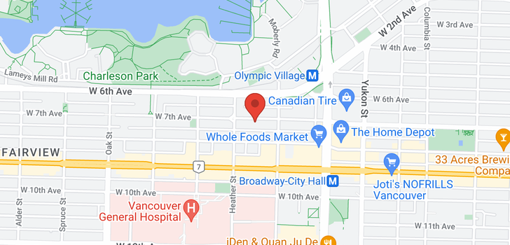 map of 650 W 7TH AVENUE